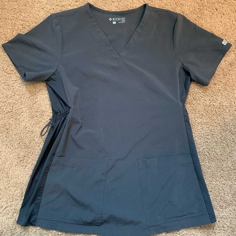 Med Couture Maternity Scrub Top